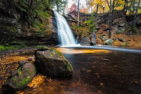 Autumn Swirl | Fall in michigan, Beautiful landscapes, Waterfall