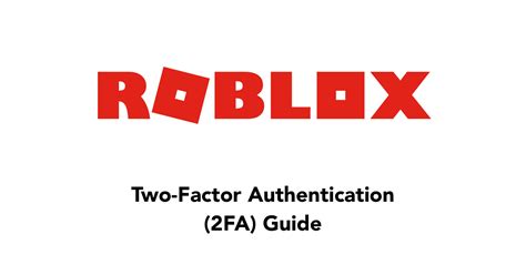 How to enable 2-Step Verification for Roblox