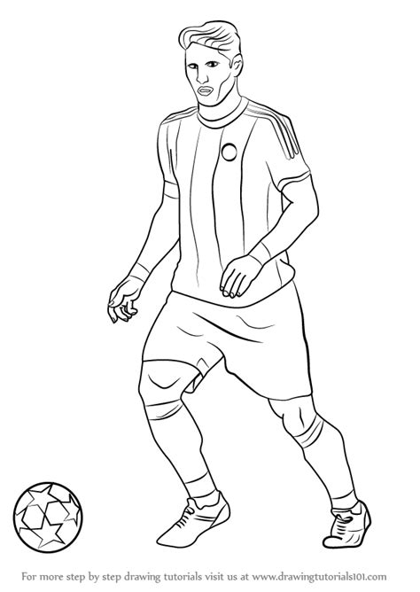 How To Draw A Boy Playing Football Step By Step : Soccer technique covers a variety of areas ...