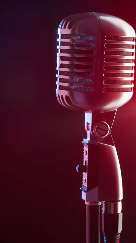 Retro Mic, Kiss, microphone, old, sing, singer, singing, HD phone wallpaper | Peakpx