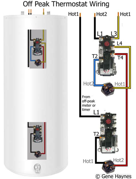 Water Heater Wiring Diagram Dual Element