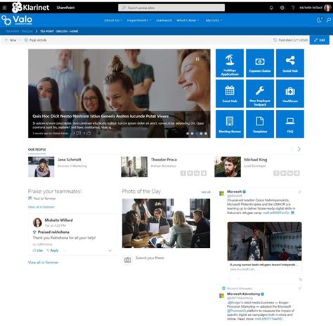 3 Great Examples of SharePoint Intranet Homepages to Inspire You ...