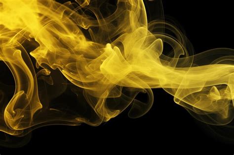 Premium AI Image | Yellow Black Smoke background