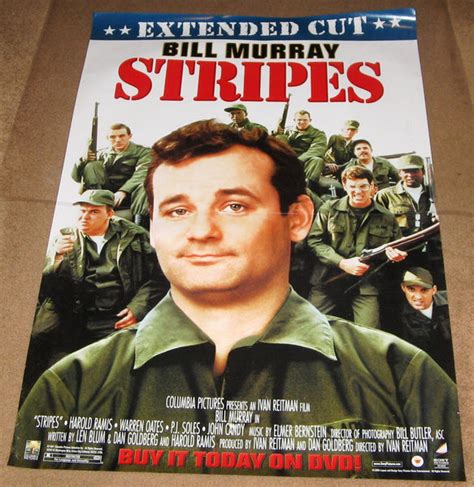 Stripes Extended Cut Movie Poster 27x40 Used Judge Reinhold, John Cand ...