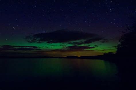 The Northern Lights over Mochrum Loch © David Baird cc-by-sa/2.0 :: Geograph Britain and Ireland