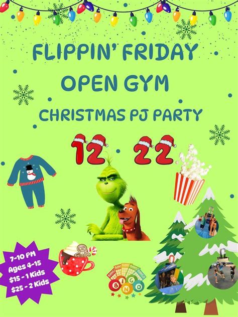 Flippin Friday PJ Party ?, Texas Dynamix Gymnastics, Plano, December 22 ...