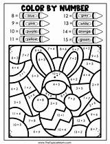 Free Easter Color By Number Coloring Pages Printables sketch template
