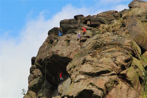 Rock climbing, The Roaches - Beautiful England Photos