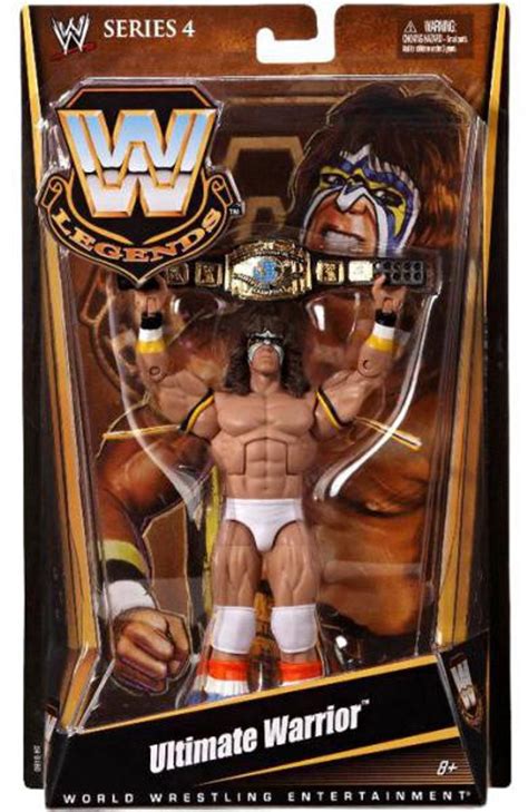 WWE Wrestling Legends Series 4 Ultimate Warrior Action Figure Mattel Toys - ToyWiz