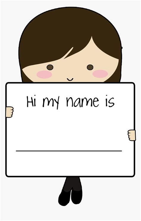 clip art my name - Clip Art Library