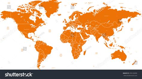 Orange Peel World Map