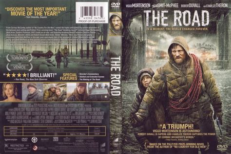 The Road (2009) WS R1 - Movie DVD - CD label, DVD Cover, Front Cover