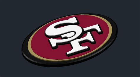 Free STL file SanFrancisco 49ers - Logo 👽・3D printer model to download ...