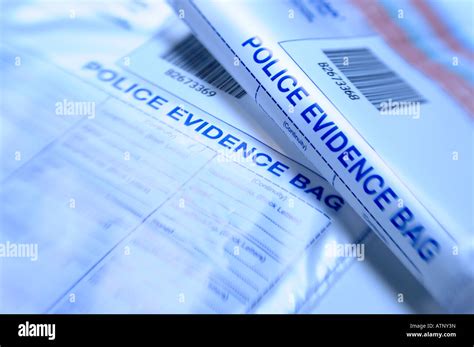 Police evidence bags Stock Photo - Alamy