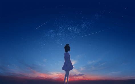 1920x1200 Resolution Lonely Anime Girl 1200P Wallpaper - Wallpapers Den