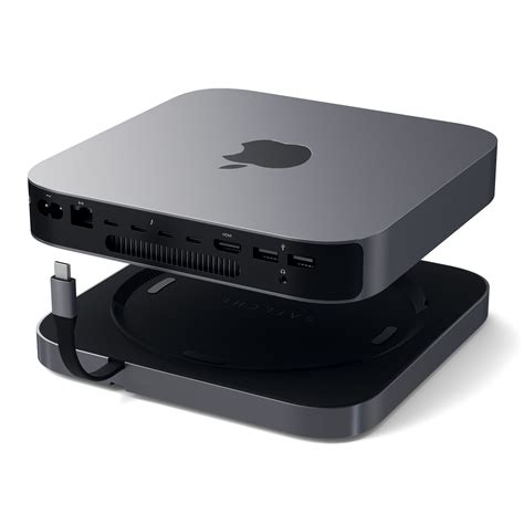 Satechi USB-C Aluminium Stand & Hub for Mac Mini - Space Grey | Megamac