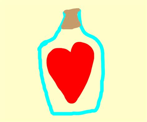 Heart in a Bottle - Drawception