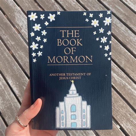 painted book of mormon cover | Book of mormon, Painted books, Mormon