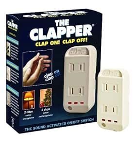 Amazon.com: The Clapper, Wireless Sound Activated On/Off Light Switch ...