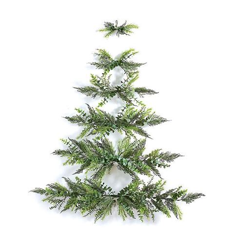 You Can Get A Wall Mounted Christmas Tree That Is Perfect For Small Spaces