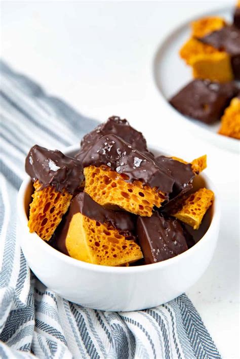 Honeycomb Toffee Recipe (Sponge Toffee) - The Flavor Bender