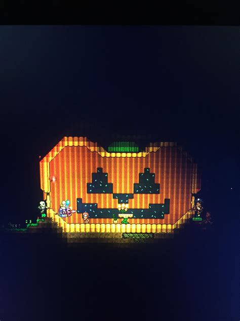 Pumpkin house : r/Terraria