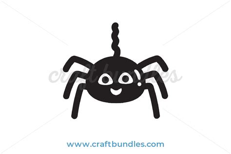 Spider SVG Cut File - CraftBundles