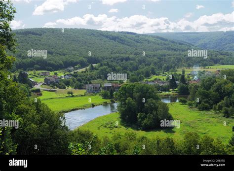 Semois river near Membre, Belgium Stock Photo - Alamy