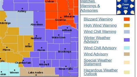 South Dakota weather: High winds, blowing snow to impact eastern S.D.