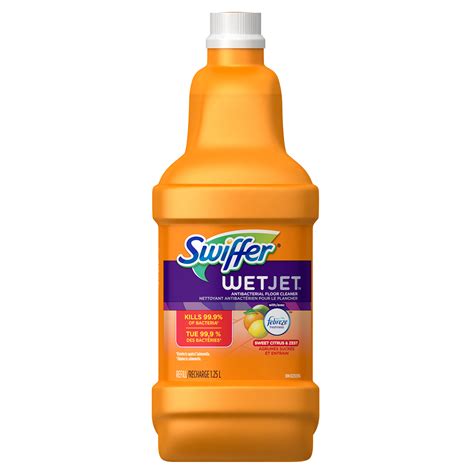 Swiffer WetJet Cleaner Solution Refills, Multi-Surface, Sweet Citrus ...