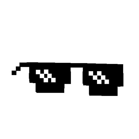 Thug life glasses PNG transparent image download, size: 1000x1000px