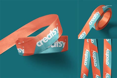 55 Awesome Ribbon Mockup - Free Mockup