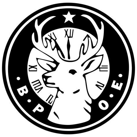 Elks Usa Vector Logo | Diamond White Peper