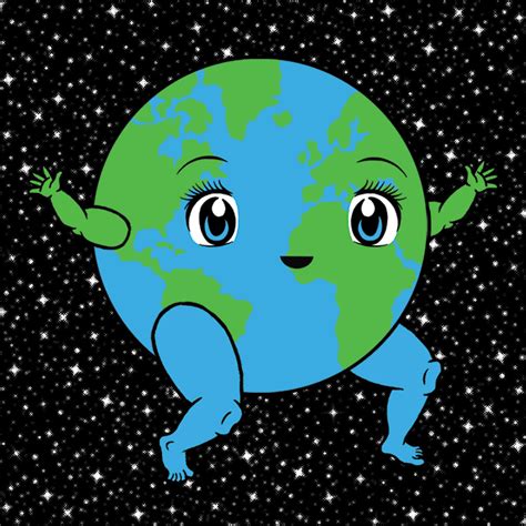 Kawaii Earth GIF by Richie Brown - Find & Share on GIPHY