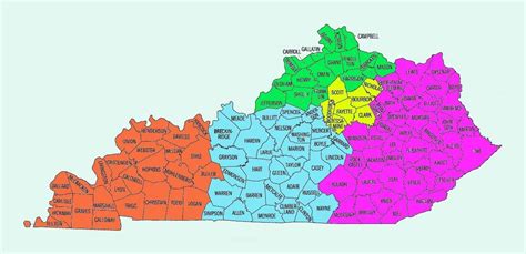 Kentucky Map | Map, Educational technology, Kentucky