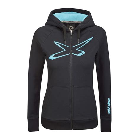 Ski-Doo Ladies’ X-Team Hoodie Black | SkiDooGear.com