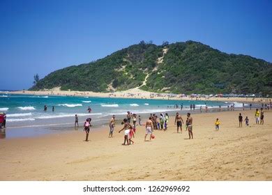 Beach Ponta Do Ouro Busy On Stock Photo 1262969692 | Shutterstock