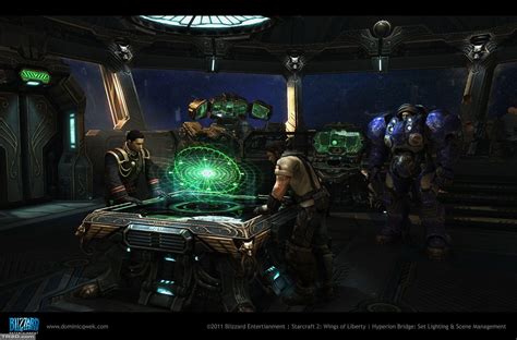 Starcraft 2: Hyperion Bridge by dominicqwek By : Mehmetyenice Mmorpg Games, Gnu Linux, Starship ...