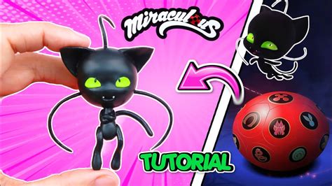 🐾 DIY Miraculous Ladybug PLAGG KWAMI How to make Plagg Cat Noir Kwami Isa's World Miraculous ...