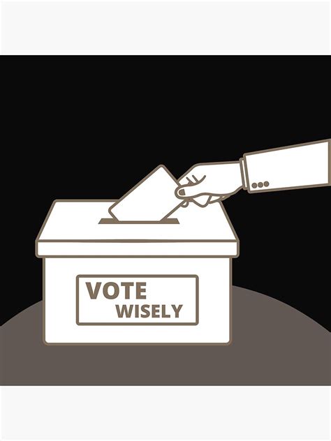 "VOTE WISELY RETRO EDITION " Poster for Sale by theaggi | Redbubble