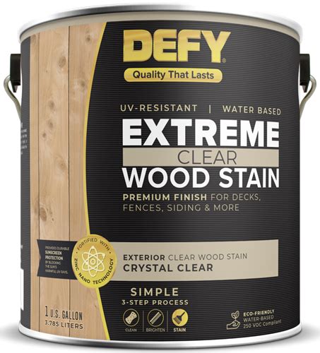 DEFY Extreme Semi-transparent Wood Stain - The ultimate Nano-Technology ...