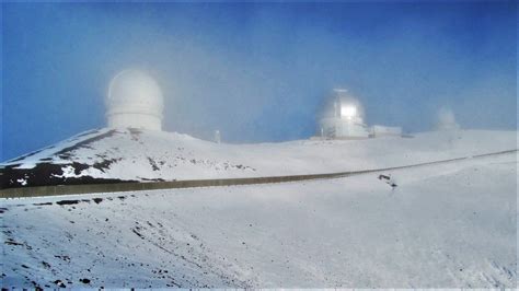 Mauna Kea Observatory atop Mauna Kea Volcano