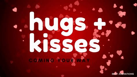 Valentine's Day Gif Hugs Kisses