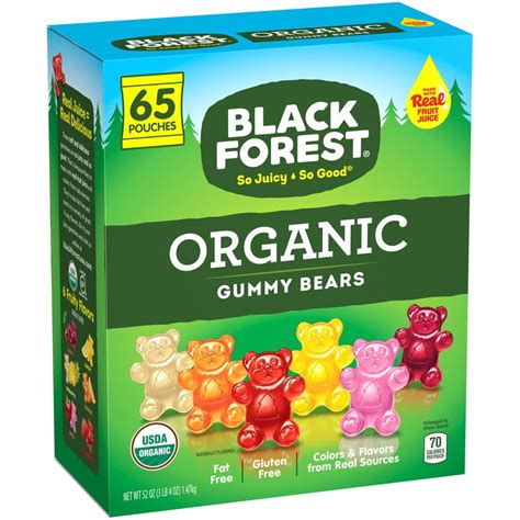 Black Forest Organic, Gummy Bears Candy, 65 Ct - Walmart.com - Walmart.com