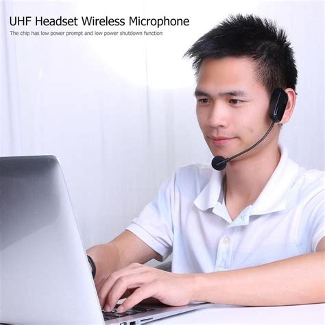 UHF Headset Wireless Microphone with Receiver for Teaching Voice Amplifier | eBay