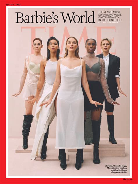 BARBIE Stars Issa Rae, Kate McKinnon, Alexandra Shipp, Margot Robbie, and Hari Nef Cover TIME ...