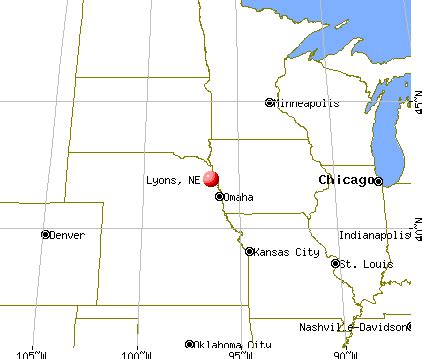 Lyons, Nebraska (NE 68038) profile: population, maps, real estate, averages, homes, statistics ...