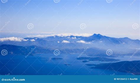 Aerial View of Greek Islands Stock Photo - Image of travel, greek: 90126412