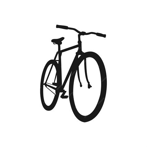 Premium Vector | Vector illustration of bicycle silhouette