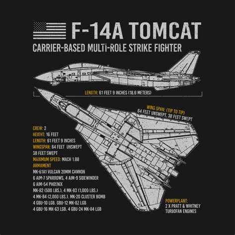 F14 Tomcat Blueprint - F14 Tomcat - T-Shirt | TeePublic